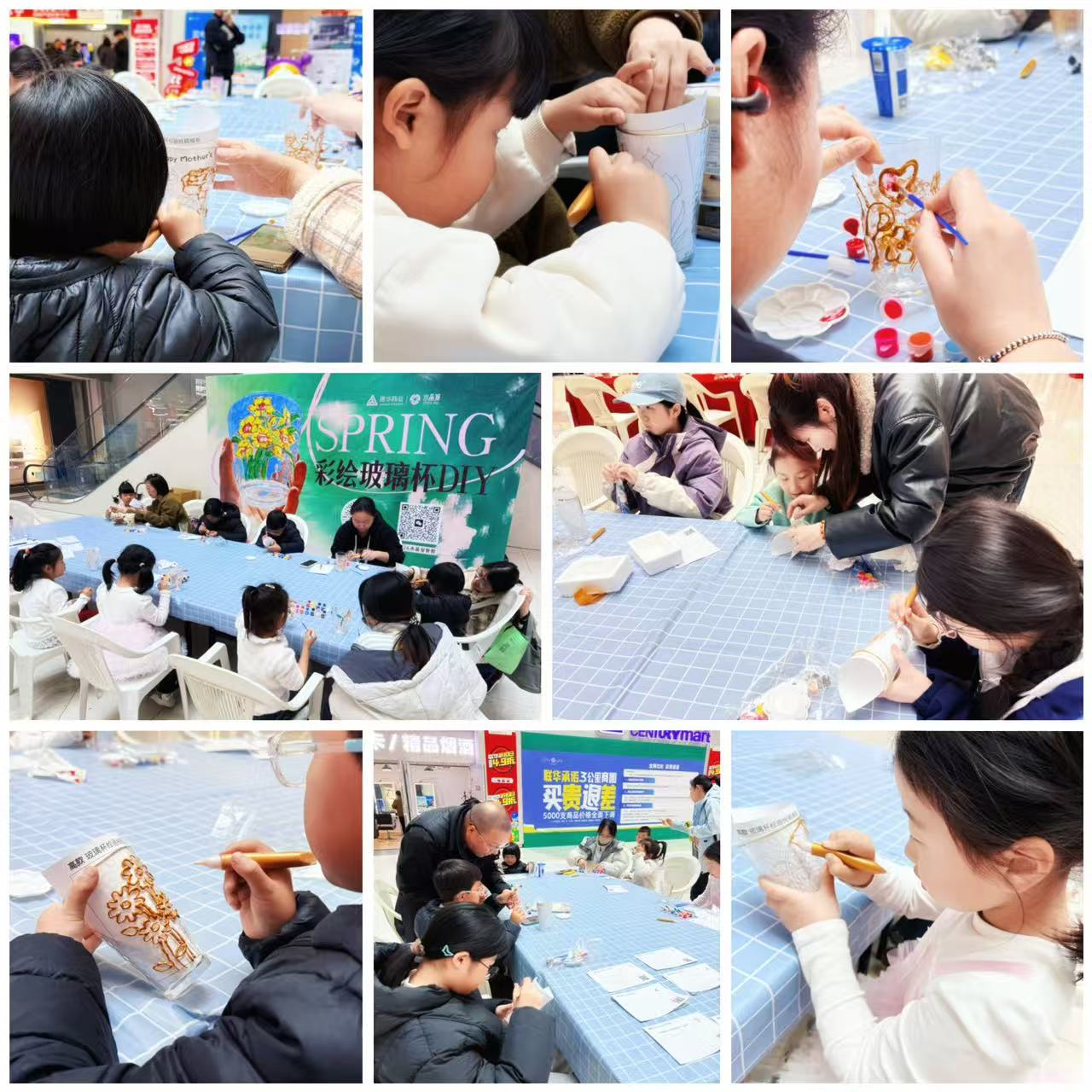 春日绘新意，杯间藏春光 ——水晶城彩绘玻璃杯 DIY 活动圆满落幕